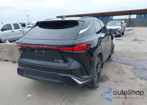 2023 Lexus Rx 350 F Sport Handling from USA, damaged, VIN 2T2BAMCA5PC004526